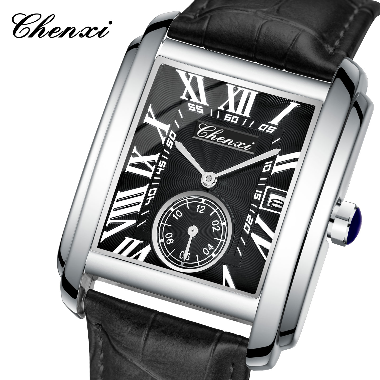 Leather Watch Band Men - Chenxi 8216 New Fashion Boy Classico