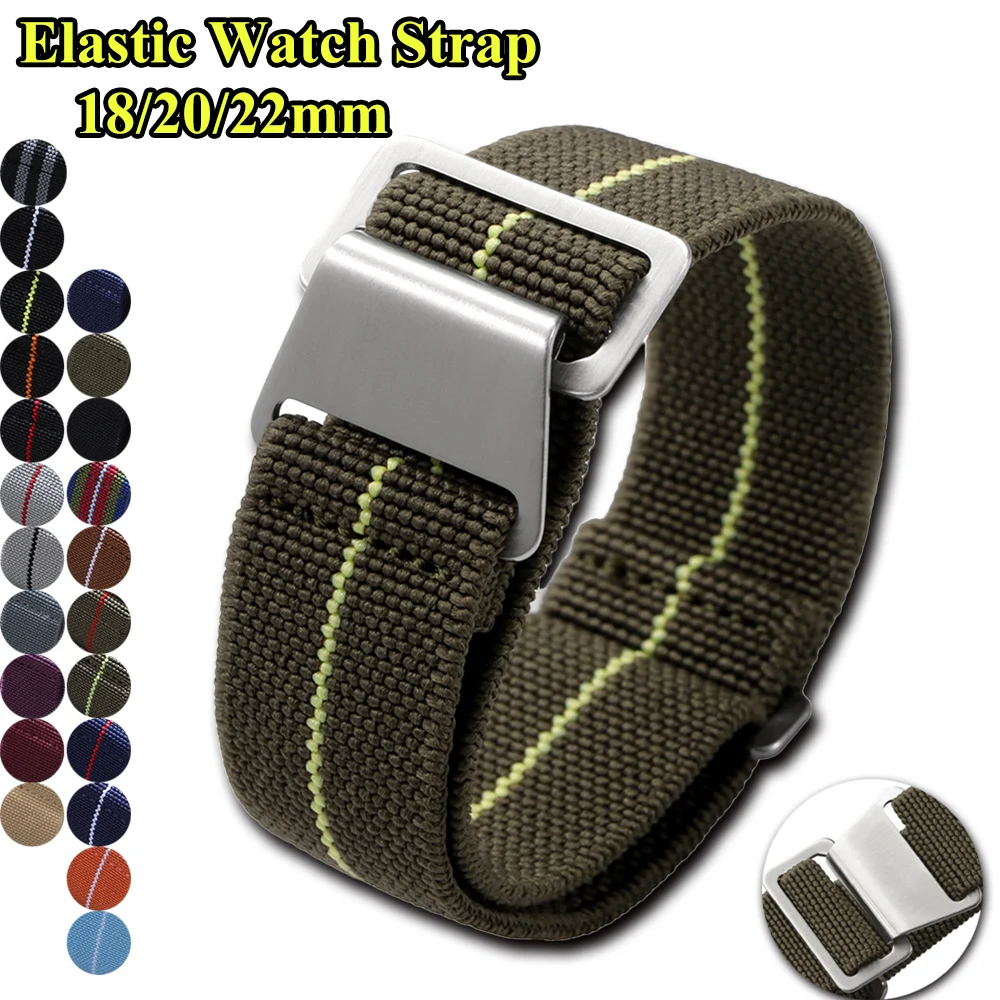 Nato Strap Nylon - Cinturino per orologio elastico 18mm 20mm