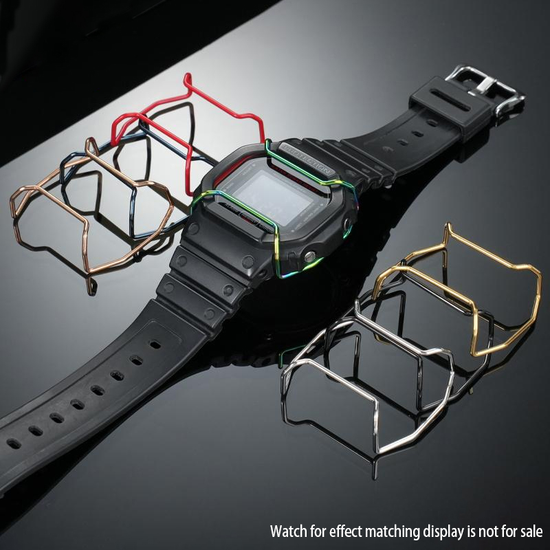 Casio Watch G-Shock Ga-2100 - Paraurti per orologio in acciaio inossidabile