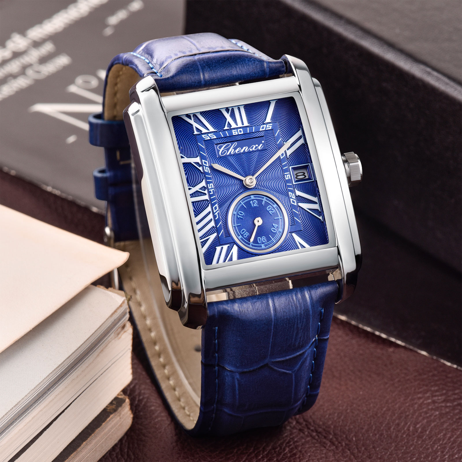 Chenxi 8216 New Fashion Boy Cl - Leather Watch Band Men recensione e prezzo