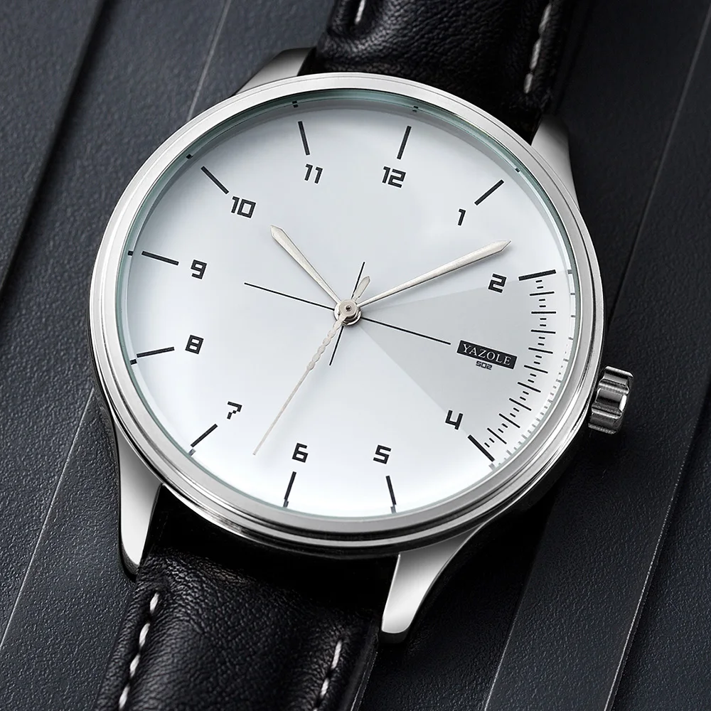 Orologi al Quarzo YAZOLE di Al - Leather Watch Band Men recensione e prezzo